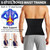 KIWI RATA Neoprene Workout Waist Trainer for Men Sweat Belt with Double Belly Straps, X-shape Steel Bones