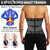 KIWI RATA Waist Trainer for Men,Neoprene Workout Waist Trainer for Men,Sweat Belt with Double Belly Straps, X-shape Steel Bones,Weight Loss Fitness Back Support Belts