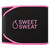 Sports Research Sweet Sweat® Waist Trimmer for Women and Men - Sweat Band Waist Trainer for High-Intensity Training & Workouts Black/Pink