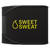 Sports Research Sweet Sweat® Waist Trimmer for Women and Men - Sweat Band Waist Trainer for High-Intensity Training & Workouts Black/Yellow