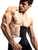 BVVU Waist Trainer for Men Waist Trimmer Tummy Control Sauna Sweat Belt Stomach Wrap Lower Belly Fat Back Support Black