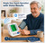 FDA-Cleared Blood Pressure Monitor, Upper Arm, Wide Cuff, Large Display