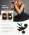FeelinGirl Women Corset Workout Waist Trainer Belt Tummy Control Waist Cincher Sport Waist Trimmer Black XL