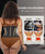 FeelinGirl Women Corset Workout Waist Trainer Belt Tummy Control Waist Cincher Sport Waist Trimmer Black XL