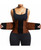 FeelinGirl Corset Perspiring Workout Waist Trainer Corset Trimmer Belt for Women Tummy Control Gym Brown M
