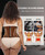 FeelinGirl Corset Perspiring Workout Waist Trainer Corset Trimmer Belt for Women Tummy Control Gym Brown M