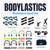 Bodylastics Pro Series Resistance Band Set-Resistance Bands, Handles, Ankle Straps, Door Anchor, Carry Bag Heavy-Duty Exercise Bands and Snap Reduction Tech (3-1120 Lbs Set Assorted)