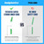 Bodylastics Basic Series Resistance Band Set - 5 Resistance Bands, 2 Handles, 2 Ankle Straps, 1 Door Anchor, Carry Bag and Snap Reduction Tech (3-190 Lbs Set Pastel)