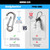 Bodylastics Basic Series Resistance Band Set - 5 Resistance Bands, 2 Handles, 2 Ankle Straps, 1 Door Anchor, Carry Bag and Snap Reduction Tech (3-190 Lbs Set Pastel)