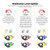 Crossover Symmetry Shoulder System Includes Two Sets of Resistance Bands Attachments Training Guide Exercise Chart Online Workouts for Home Fitness Rehab Rotator Cuff Exercises (Novice, Door Belts)