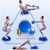 kisnbld Half Balance Ball Trainer, Inflatable 19/23 Inch Half Exercise Ball with Resistance Bands and Pilates Bal, Non-Slip 660lbs Capacity Yoga Ball for Home Gym Full Body Workouts