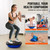 VEVOR 26-inch Half Exercise Ball Trainer, 1500 lbs Capacity Balance Ball, Includes Resistance Bands and Pump, Ideal for Full Body Workouts, Yoga, and Strength Training at Home Gym, Blue