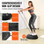 VEVOR 26-inch Half Exercise Ball Trainer, 1500 lbs Capacity Balance Ball, Includes Resistance Bands and Pump, Ideal for Full Body Workouts, Yoga, and Strength Training at Home Gym, Black