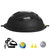 VEVOR 26-inch Half Exercise Ball Trainer, 1500 lbs Capacity Balance Ball, Includes Resistance Bands and Pump, Ideal for Full Body Workouts, Yoga, and Strength Training at Home Gym, Black