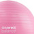 Core Balance Exercise Ball for Workouts, Anti-Burst and Slip Resistant, Swiss Yoga Ball for Pregnancy, Stability, Fitness and Physical Therapy, 4 Sizes, with Pump (33" / 85cm Pink)