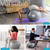 Core Balance Exercise Ball for Workouts, Anti-Burst and Slip Resistant, Swiss Yoga Ball for Pregnancy, Stability, Fitness and Physical Therapy, 4 Sizes, with Pump (33" / 85cm Grey)