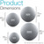 Core Balance Exercise Ball for Workouts, Anti-Burst and Slip Resistant, Swiss Yoga Ball for Pregnancy, Stability, Fitness and Physical Therapy, 4 Sizes, with Pump (33" / 85cm Grey)