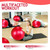 Hungdao 6 Pack 22 Inch Heavy Duty Exercise Balls Inflatable Pregnancy Yoga Pilates & Fitness Ball for Stretching Balance Therapy and Physical Fitness (Red)