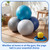 Leyndo 4 Pcs 26 Inch Yoga Exercise Ball Pilates Pregnancy Birthing Fitness Ball with Quick Pump Anti Burst for Improved Posture, Balance, Yoga, Pilates, Training (Blue Gray Set)