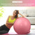 Leyndo 4 Pcs 26 Inch Yoga Exercise Ball Pilates Pregnancy Birthing Fitness Ball with Quick Pump Anti Burst for Improved Posture, Balance, Yoga, Pilates, Training(Macaron Color)