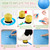 Leyndo 4 Pcs 26 Inch Yoga Exercise Ball Pilates Pregnancy Birthing Fitness Ball with Quick Pump Anti Burst for Improved Posture, Balance, Yoga, Pilates, Training(Macaron Color)