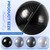 Leyndo 4 Pcs 26 Inch Yoga Exercise Ball Pilates Pregnancy Birthing Fitness Ball with Quick Pump Anti Burst for Improved Posture, Balance, Yoga, Pilates, Training(Gray Black Set)