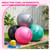 Leyndo 4 Pcs 26 Inch Yoga Exercise Ball Pilates Pregnancy Birthing Fitness Ball with Quick Pump Anti Burst for Improved Posture, Balance, Yoga, Pilates, Training(Black Green Pink Gray)