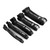 Gymreapers Resistance Bands for Working Out – Elastic Pull Up Exercise Assistance Bands Set for Powerlifting, Stretching, WOD, Strength Training – for Men & Women (5 Bands - Black Set)