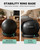 Trideer Yoga Ball Chair with Base for Office Desk, Exercise & Stability Ball Seat, Pilates Ball for Core Training, Pregnancy Ball, Back Pain Relief & Active Sitting
