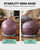 Trideer Yoga Ball Chair with Base for Office Desk, Exercise & Stability Ball Seat, Pilates Ball for Core Training, Pregnancy Ball for Comfort, Back Pain Relief & Active Sitting