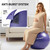 FITMIND_ Extra Thick Exercise Ball Yoga Ball 22in/26in/30in for Workout Pregnancy Stability,Anti-Burst and Slip Resistant Swiss Ball with Pump for Yoga, Pilates, Fitness,Birthing,Physical Therapy