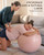 Trideer Pregnancy Birthing Ball, 1.7mm Extra Thick Yoga Ball for Maternity, Labor, Physio, Recovery, Exercise Guide & Daily Comfort Tips for All Trimesters, 1000LB Anti-Burst Non-Slip Stability Ball