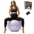 BABYGO Birthing Ball - Pregnancy Yoga Labor & Exercise Ball & Book Set Trimester Targeting, Maternity Physio, Birth & Recovery Plan Included Anti Burst Eco Friendly (Lavender, 75cm - Electric)