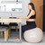 BABYGO Birthing Ball - Pregnancy Yoga Labor & Exercise Ball & Book Set Trimester Targeting, Maternity Physio, Birth & Recovery Plan Included Anti Burst Eco Friendly (Oatmeal, 65cm - Manual)