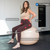 BABYGO Birthing Ball - Pregnancy Yoga Labor & Exercise Ball & Book Set Trimester Targeting, Maternity Physio, Birth & Recovery Plan Included Anti Burst Eco Friendly (Nude, 65cm)