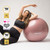 BABYGO Birthing Ball - Pregnancy Yoga Labor & Exercise Ball & Book Set Trimester Targeting, Maternity Physio, Birth & Recovery Plan Included Anti Burst Eco Friendly (Rosewood, 65cm)