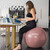 BABYGO Birthing Ball - Pregnancy Yoga Labor & Exercise Ball & Book Set Trimester Targeting, Maternity Physio, Birth & Recovery Plan Included Anti Burst Eco Friendly (Rosewood, 65cm)