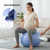 FITMIND Extra Thick Yoga Ball with Training Instruction, Anti-Burst Slip Resistant Exercise Ball with Pump for Pilates,Physical Therapy,Pregnancy Stability,Birthing Ball 22in 26in 30in