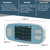 EMAY 6L Portable ECG Monitor | Record ECG and Heart Rate in 6 Channels | Compatible with Smartphone and PC | No Subscription Required