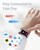 Amzhero Health Fitness Tracker with 24/7 Heart Rate, Blood Oxygen, Blood Pressure, Sleep Tracker, 5ATM Waterproof Activity Trackers with Step Tracker, Pedometer (S & L Bands Included)