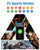 Amzhero Health Fitness Tracker with 24/7 Heart Rate, Blood Oxygen, Blood Pressure, Sleep Tracker, 5ATM Waterproof Activity Trackers with Step Tracker, Pedometer (S & L Bands Included)
