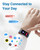 Amzhero Health Fitness Tracker with 24/7 Heart Rate, Blood Oxygen, Blood Pressure, Sleep Tracker, 5ATM Waterproof Activity Trackers with Step Tracker, Pedometer (S & L Bands Included)