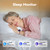 DAVIKO Pedometer Watch Senior Friendly No App/Phone Required,Waterproof Fitness Tracker Watch with Heart Rate Sleep Monitor Activity Tracker, Step Counter for Walking, Smart Watches for Women Men