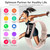 Zeacool Fitness Tracker with 24/7 Heart Rate, Blood Oxygen Blood Pressure Sleep Monitor, Activity Trackers 5 ATM Waterproof,Step Calorie Counter Pedometer Health Smart Watch for Women Men Pink