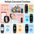 Zeacool Fitness Tracker with 24/7 Heart Rate, Blood Oxygen Sleep Monitor, 123 Sports Modes Calories Smart Watch,IP68 Waterproof Step Counter Activity Trackers Health Pedometer for Women Men (Black)