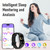 Zeacool Fitness Tracker with 24/7 Heart Rate, Blood Oxygen Sleep Monitor, 123 Sports Modes Calories Smart Watch,IP68 Waterproof Step Counter Activity Trackers Health Pedometer for Women Men (Black)