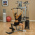 Body-Solid Powerline (P2LPX) Multi-Station Single Weight Stack Home Gym Machine, Arm & Leg Strength Training Functional Exercise Workout Station for Weight Lifting and Bodybuilding with Leg Press