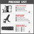 JELENS HM01 Home Gym System, 150LB Weight Stack Smith Machine with LAT Pull-Down & Leg Press, All-in-One Strength Training Equipment, Workout Station for Workout (Black, 370LBS Black Weights Package)