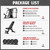 JELENS HM01 Home Gym System, 150LB Weight Stack Smith Machine with LAT Pull-Down & Leg Press, All-in-One Strength Training Equipment, Workout Station for Workout (Black, 190LBS Black Weights Package)