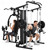 SunHome Multifunction Home Gym Equipment Workout Station, Smith Machine with 138LB Weight Stack, Leg Press, LAT Station for Full Body Training